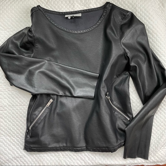 Vegan Leather top - Picture 1 of 3